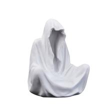 Castiçal vintage Ghost Wizard Decoração criativa em resina