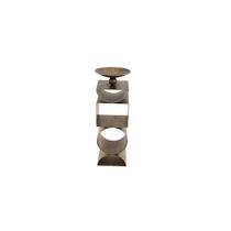 Castiçal Winston em ferro 25cm dourado -L Hermitage