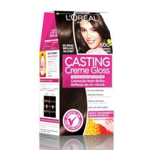 Casting creme gloss loreal tintura castanho claro 500