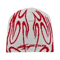 Casual hip-hop estilo rua listrado jacquard pulôver chapéu na moda quente elegante design legal