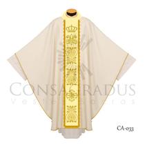 Casula Mariana Bordada - Consagradus Vestes Sacras