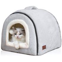 Cat Bed OMIVIER Dobrable Cave Antiderrapante Resistente à Água Cinza Cat Bed OMIVIER Dobrable Cave Antiderrapante Resistente à Água Cinza