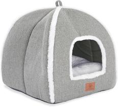 Cat Bed WINDRACING Casa de caverna dobrável com almofadas laváveis Cat Bed WINDRACING Casa de caverna dobrável com almofadas laváveis