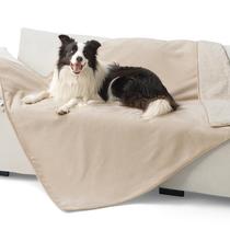 Cat Blanket Bedsure à prova d'água, calmante, 150x125cm, creme
