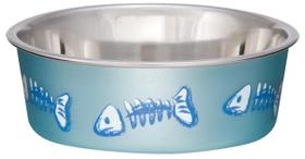 Cat Bowl Loving Pets Bella Bowl X-Small azul metálico