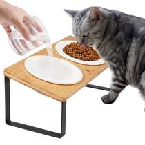 Cat Bowls Sunhoo Ceramic Elevated Food Water Anti-Vômito