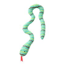 Cat Catnip Toy WonMaidangGx Carton Snake Shape para gatos e cães