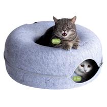 Cat Cave Cattasaurus Peekaboo para gatos múltiplos e grandes