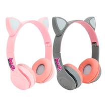 Cat Fone Bluethooth Dobrável com Microfone Unitário e Cor Sortida Polibrinq - MK90 Cat Fone Bluethooth Dobrável com Microfone Unitário e Cor Sortida Polibrinq - MK90