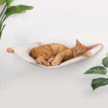 Cat Hammock 7 Ruby Road montado na parede para gatos grandes que vivem em ambientes fechados