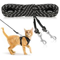 Cat Leash Rypet Reflective Long 4,5 m com 2 ganchos de nylon