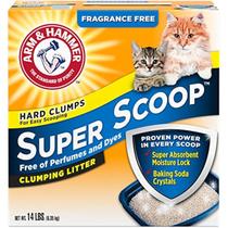Cat Litter Arm & Hammer Super Scoop sem perfume 6,35 kg Cat Litter Arm & Hammer Super Scoop sem perfume 6,35 kg