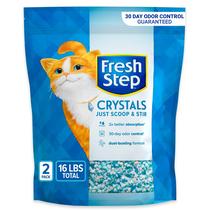 Cat Litter Fresh Step Crystals perfumados, 3,6 kg, pacote com 2