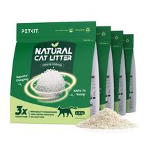 Cat Litter PETKIT 2025 Tofu, mandioca, 2,4 kg, x4 sacos