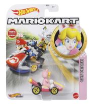 Cat Peach Princesa - Standard Kart - Mario Kart - 1/64 - Hot Wheels