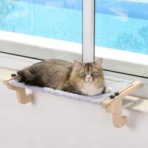 Cat Perch Zakkart Easy Seat para peitoril de janela com design de rede