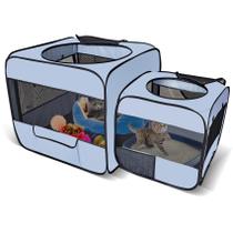 Cat Playpen Dog Cercadinho Portátil 2 em 1 Pop-up EighteenTek