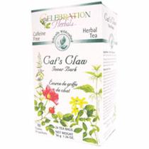 Cat's Claw Inner Bark WildCraft Tea 24 saquinhos da Celebration Herbals (pacote com 6)