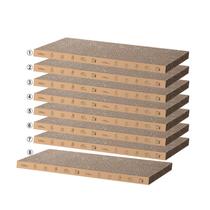 Cat Scratch Pad Mankaide, 8 pacotes de papelão durável reversível Cat Scratch Pad Mankaide, 8 pacotes de papelão durável reversível