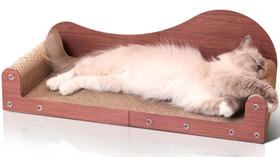 Cat Scratcher Bed ComSaf de papelão durável de 26,4 polegadas para gatos