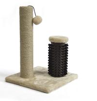 Cat Scratching Post Amazon Basics com pincel para gatinhos