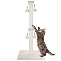 Cat Scratching Post Dimaka, 86 cm de altura, com bola de pelúcia