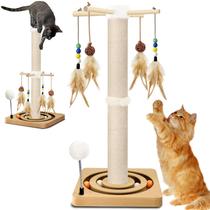 Cat Scratching Post PAROTO Sisal para gatos domésticos com brinquedos