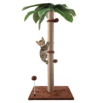 Cat Scratching Post POMESEA Brown Palm Tree 34" para gatos