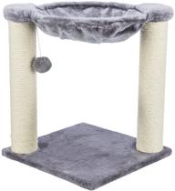 Cat Scratching Post TRIXIE Baza com rede e brinquedo cinza