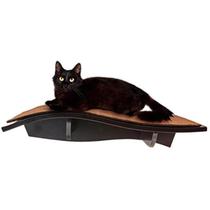 Cat Shelf Arf Pets Poleiro de madeira montado na parede para gatos 20x11 polegadas