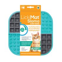 Cat Slow Feeder Lick Mat LICKIMAT Slomo Turquesa Cat Slow Feeder Lick Mat LICKIMAT Slomo Turquesa