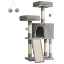 Cat Tower Feandrea Cat Tree Indoor 115 cm com arranhador Cat Tower Feandrea Cat Tree Indoor 115 cm com arranhador