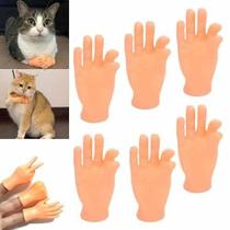 Cat Toy Cahami Mini Hands for Cats TPR Hands 6 peças (cor: E)
