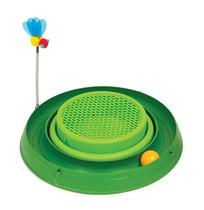 Cat Toy Catit Play Circuit Ball com Scratch Pad e Catnip Green