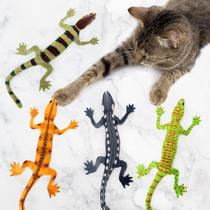 Cat Toy City Volyeen Lizard Catnip, pacote com 4, 36 x 15 cm Cat Toy City Volyeen Lizard Catnip, pacote com 4, 36 x 15 cm