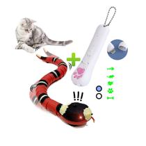 Cat Toy Snake Pet2U Smart Sensing Recarregável com Ponteiro