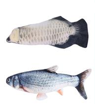 Cat toy USB simulação de carregamento peixe catnip peixe de brinquedo elétrico