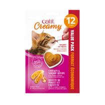 Cat Treat Catit Creamy Lickable Frango e Camarão, pacote com 12 Cat Treat Catit Creamy Lickable Frango e Camarão, pacote com 12