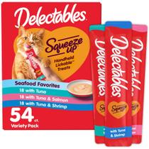 Cat Treats Hartz Delectables Squeeze Up Seafood 15mL x54 Cat Treats Hartz Delectables Squeeze Up Seafood 15mL x54