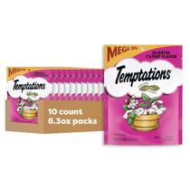 Cat Treats Temptations Blissful Catnip Flavour 180 g, pacote com 10 Cat Treats Temptations Blissful Catnip Flavour 180 g, pacote com 10