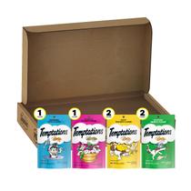 Cat Treats Temptations Classic, crocante e macio 180g x6