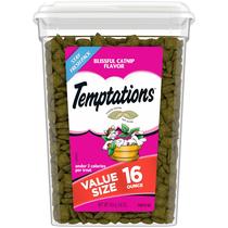 Cat Treats Temptations Classic Crunchy/Soft Blissful Catnip 473 ml