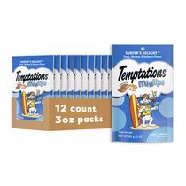 Cat Treats Temptations MixUps Surfer's Delight 85g, pacote com 12