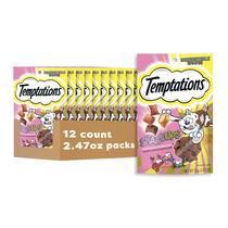 Cat Treats Temptations ShakeUps Crustacean 70g, pacote com 12
