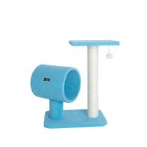 Cat Tree Armarkat B2501 63 cm de altura azul celeste com túnel