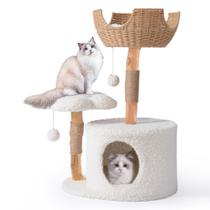 Cat Tree Easyego Modern para gatos domésticos com arranhadores Cat Tree Easyego Modern para gatos domésticos com arranhadores