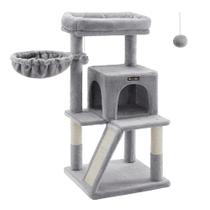 Cat Tree Feandrea Small Cat Tower com poleiro ampliado para gatos grandes Cat Tree Feandrea Small Cat Tower com poleiro ampliado para gatos grandes