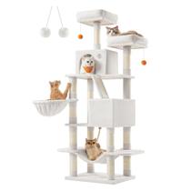 Cat Tree Feandrea, torre grande de 168 cm com 13 arranhões Cat Tree Feandrea, torre grande de 168 cm com 13 arranhões