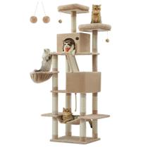 Cat Tree Feandrea UPCT190K01 206 cm com 13 arranhões Cat Tree Feandrea UPCT190K01 206 cm com 13 arranhões