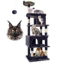 Cat Tree Globlazer S72 Heavy Duty para gatos grandes, cinza escuro Cat Tree Globlazer S72 Heavy Duty para gatos grandes, cinza escuro